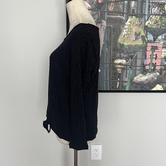 Pebble and Stone Black/Gray Lightweight Sweater S - Picture 4 of 7